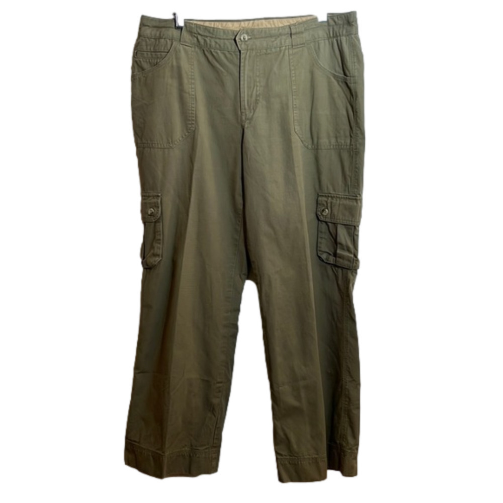 COLUMBIA cotton pants size 14, in good condition, green color